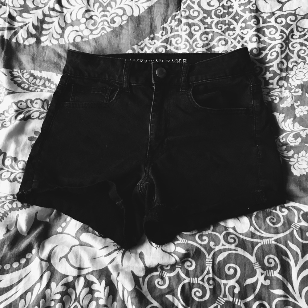 American eagle high waisted shorts.